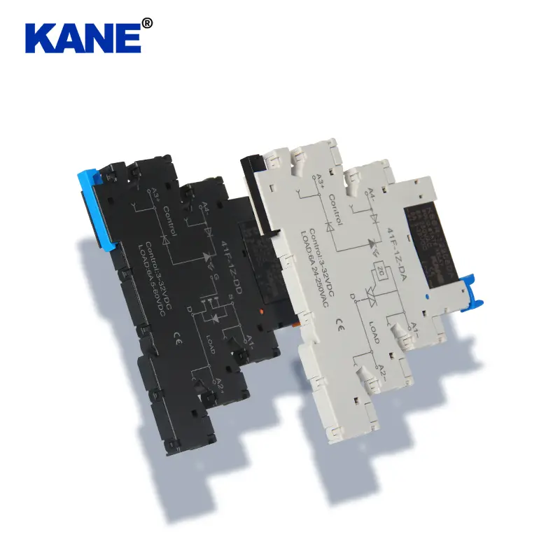 超薄DIN導軌安裝式固態繼電器模組