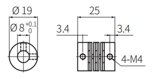 50毫米直徑增量式旋轉編碼器